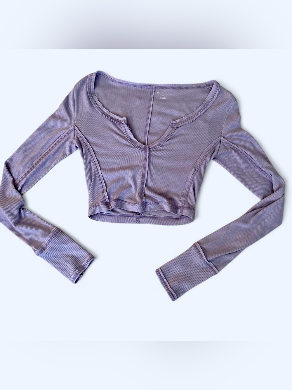 UO balletcore yoga long sleeve crop top